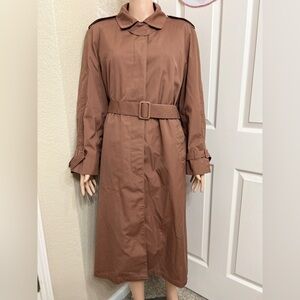 London Fog Brown Trench Coat